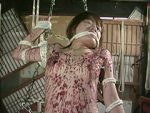 ○縛若妻 浣腸・鞭・吹き矢・電球熱責め・天井逆さ吊り